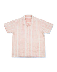 Indi + Ash Lake Camp Shirt Jac - Reversible Sappanwood Pink Bold Stripe - Standard & Strange