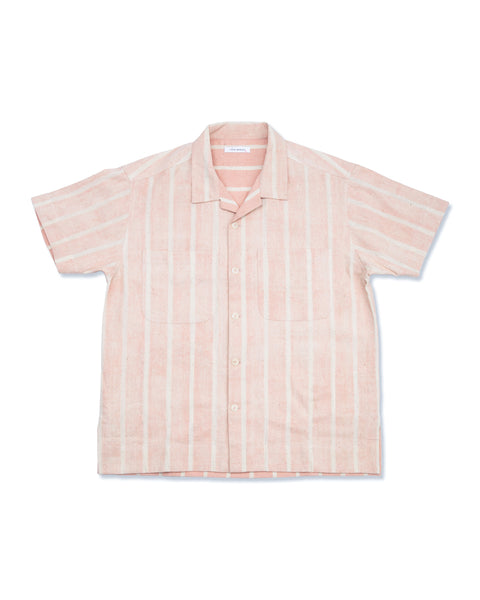 Indi + Ash Lake Camp Shirt Jac - Reversible Sappanwood Pink Bold Stripe - Standard & Strange