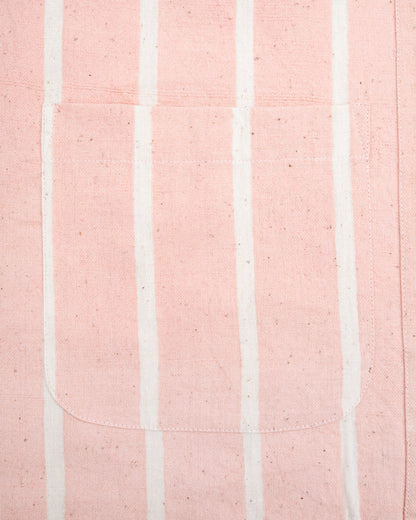 Indi + Ash Lake Camp Shirt Jac - Reversible Sappanwood Pink Bold Stripe - Standard & Strange
