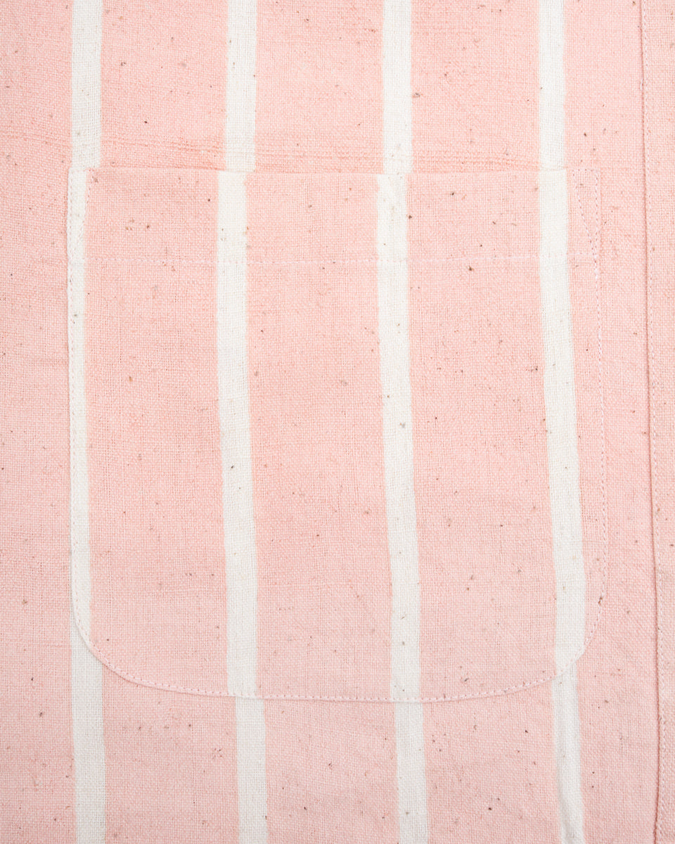 Indi + Ash Lake Camp Shirt Jac - Reversible Sappanwood Pink Bold Stripe - Standard & Strange