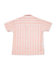 Indi + Ash Lake Camp Shirt Jac - Reversible Sappanwood Pink Bold Stripe - Standard & Strange