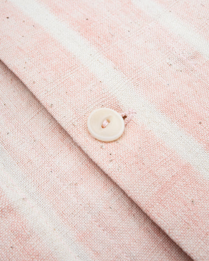 Indi + Ash Lake Camp Shirt Jac - Reversible Sappanwood Pink Bold Stripe - Standard & Strange