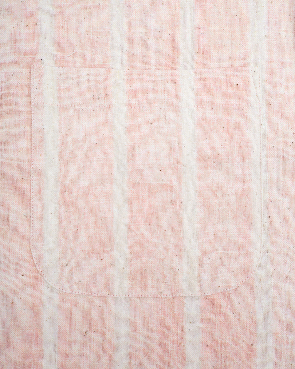 Indi + Ash Lake Camp Shirt Jac - Reversible Sappanwood Pink Bold Stripe - Standard & Strange