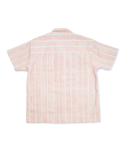 Indi + Ash Lake Camp Shirt Jac - Reversible Sappanwood Pink Bold Stripe - Standard & Strange