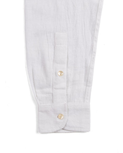 Indi + Ash Matty L/S Shirt - Bleached White Handwoven Oxford - Standard & Strange