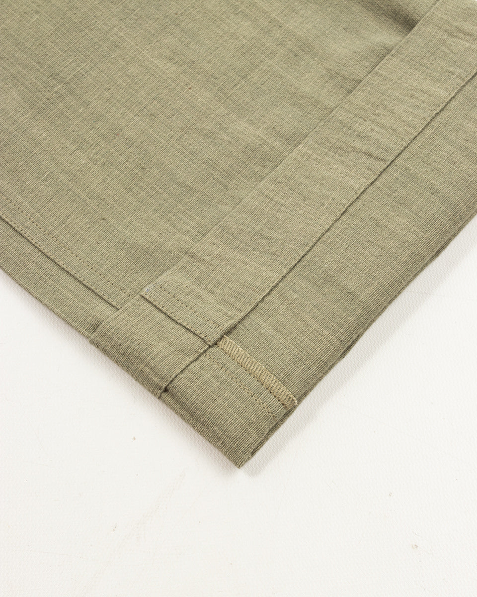 Indi + Ash Obelisk Pant - OD Green Handwoven Canvas - Standard & Strange
