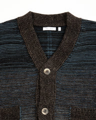 Indi + Ash Ren Cardigan - Undyed Black Alpaca/Dark Indigo - Standard & Strange