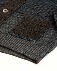 Indi + Ash Ren Cardigan - Undyed Black Alpaca/Dark Indigo - Standard & Strange