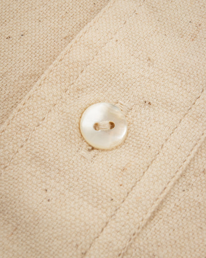 Indi + Ash SS Cedar Shirt - Handwoven Kala Cotton Natural - Standard & Strange