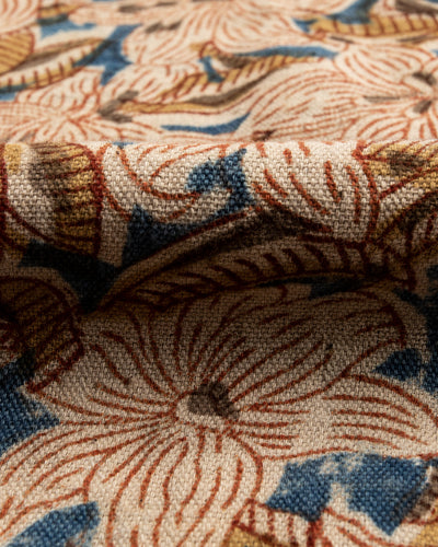 Indi + Ash SS Cedar Shirt - Handwoven Kala Cotton Tiger Lily Print - Standard & Strange