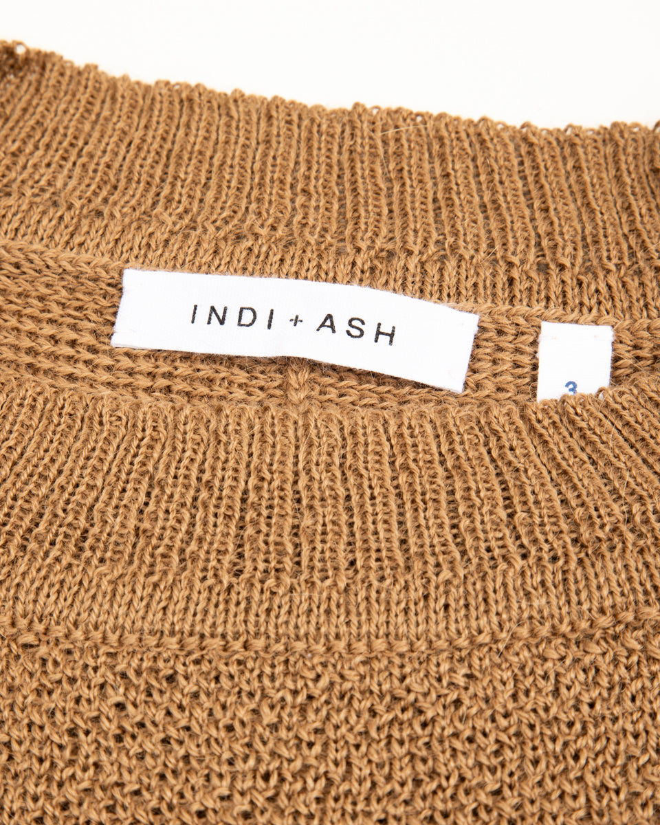 Indi + Ash Santi Sweater - Undyed Baby Alpaca Camel - Standard & Strange