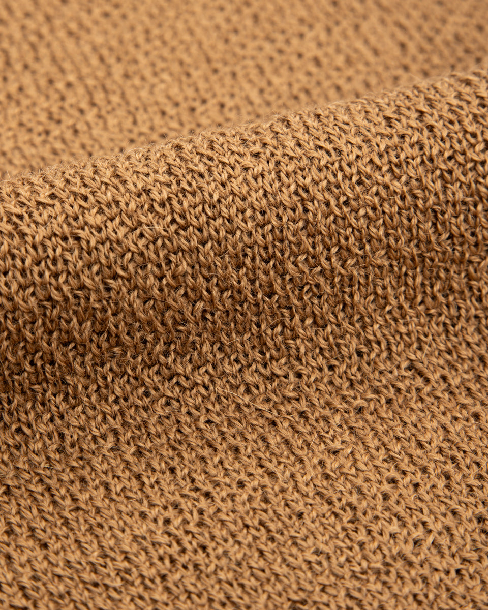 Indi + Ash Santi Sweater - Undyed Baby Alpaca Camel – Standard