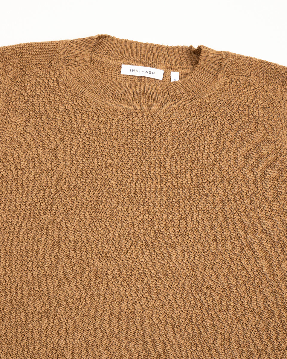 Indi + Ash Santi Sweater - Undyed Baby Alpaca Camel - Standard & Strange