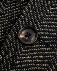 Indi + Ash Study Jacket - Handspun Charcoal/Iron Herringbone - Standard & Strange