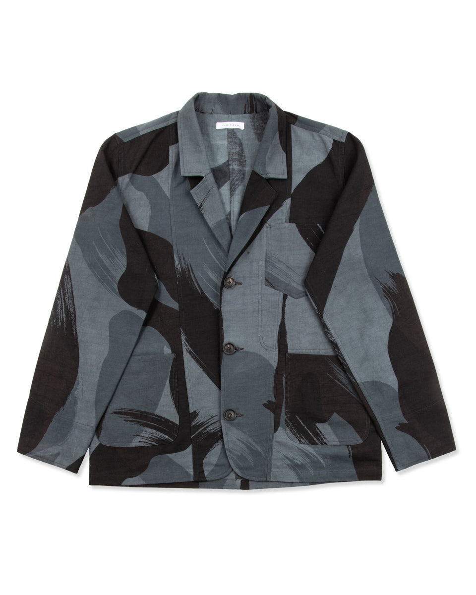 Paintbrush Jacket Indi + Ash Study Jacket - Iron Paintbrush Camo – Standard & Strange
