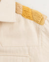 Indi + Ash Sunshine Western Shirt - w/ Handwoven Embroidery Natural - Standard & Strange
