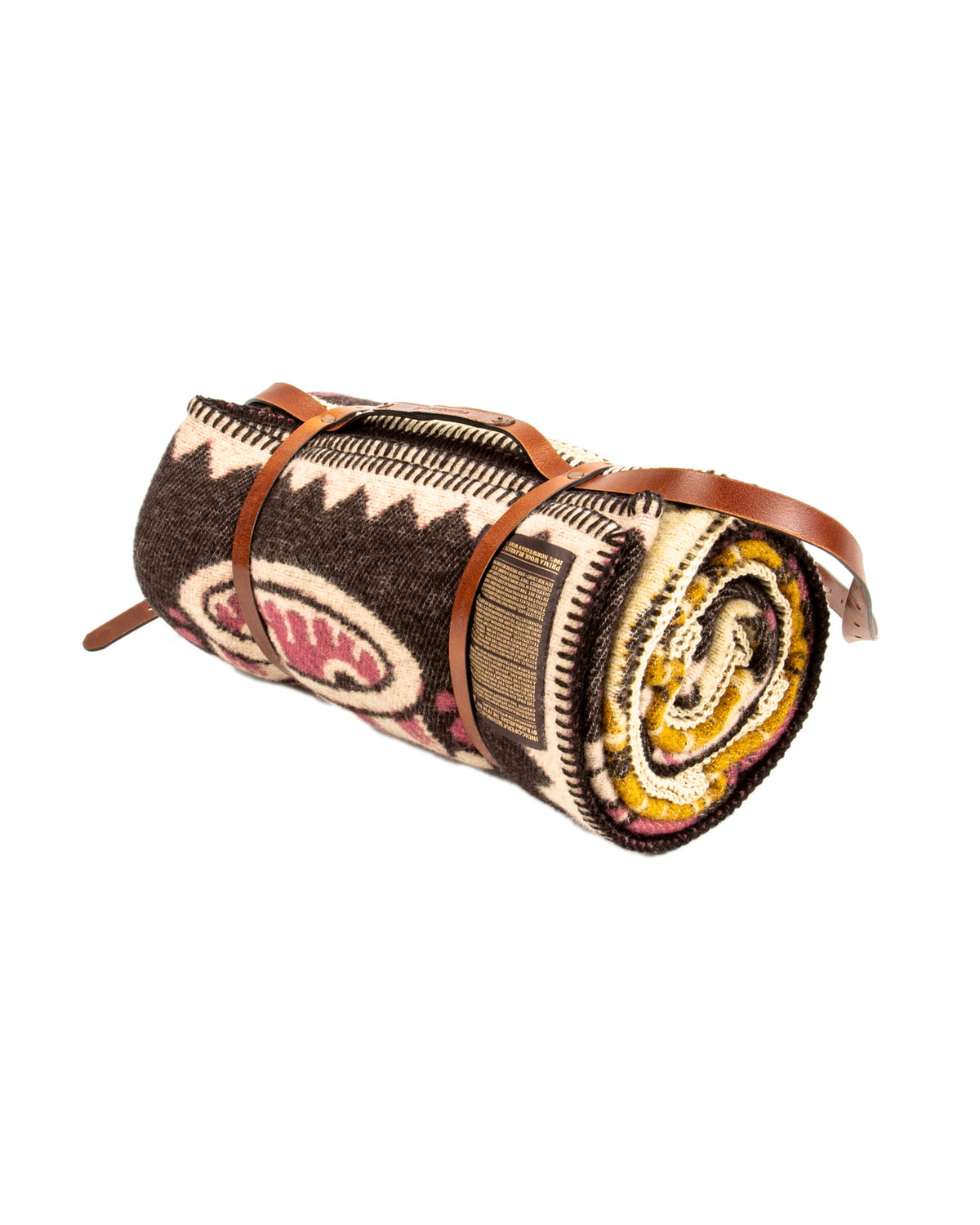 Indigofera Blanket Carrier - Brown with Brass - Standard & Strange