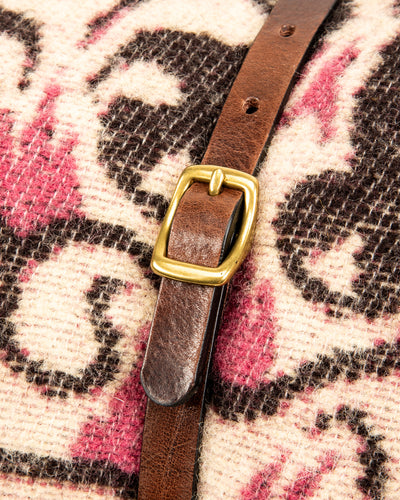 Indigofera Blanket Carrier - Dark Brown with Brass - Standard & Strange