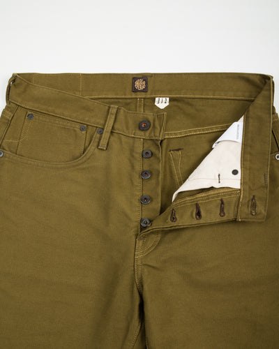 Indigofera Kirk Straight Fit - Bedford Dark Olive - Standard & Strange