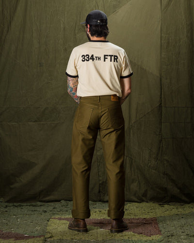 Indigofera Kirk Straight Fit - Bedford Dark Olive - Standard & Strange