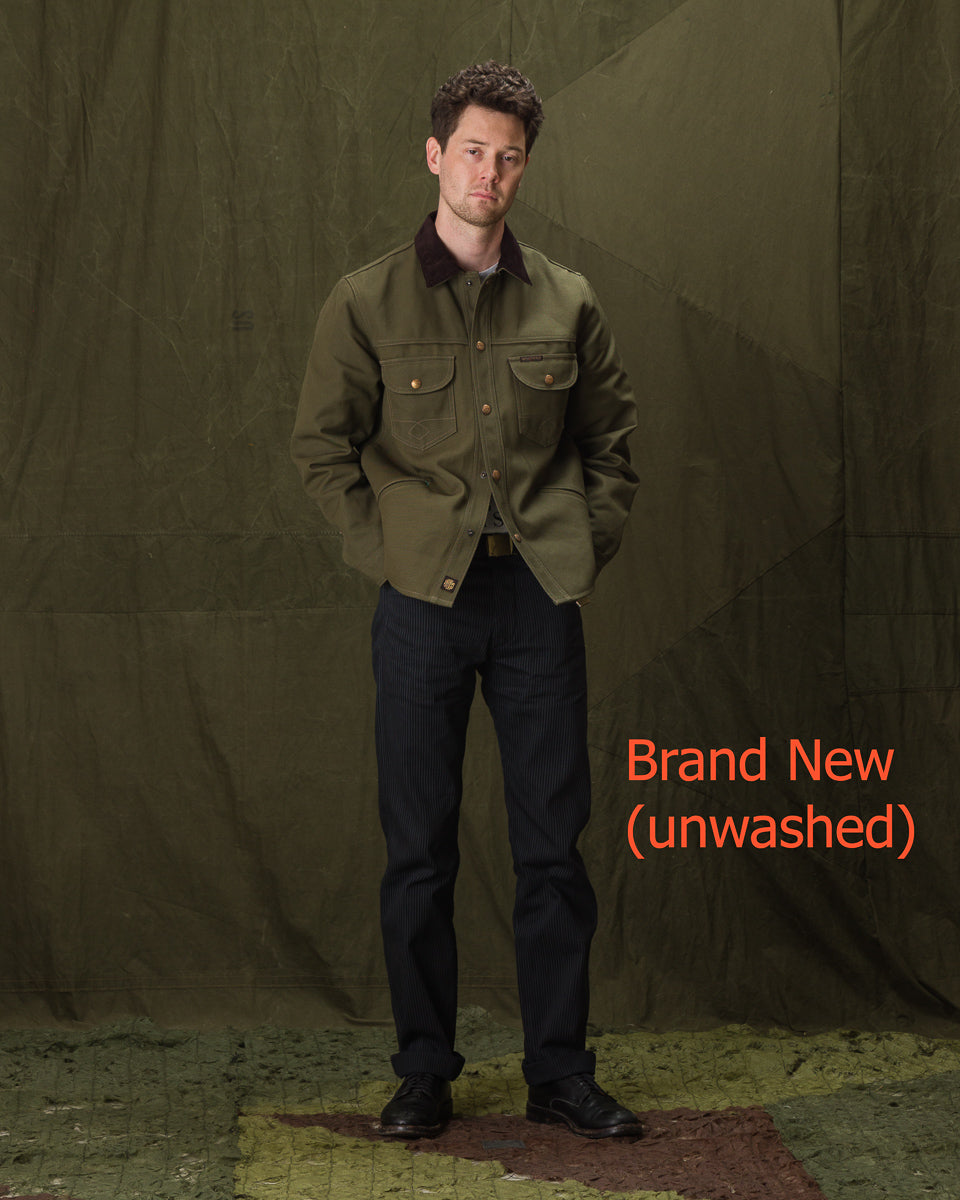 Indigofera Swearengen Pant - Grey/Black Hickory Stripe - Standard & Strange