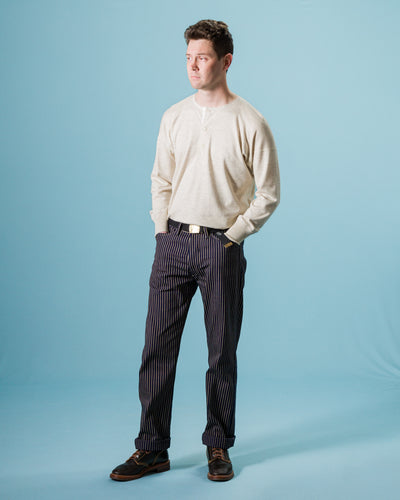 Indigofera Swearengen Pant - Single Stripe Indigo - Standard & Strange