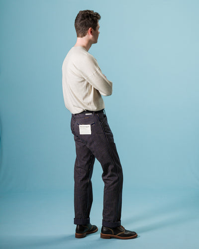 Indigofera Swearengen Pant - Single Stripe Indigo - Standard & Strange