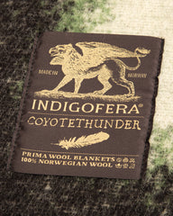 Indigofera The Total Desert Blanket - Ecru/Black/Green - Standard & Strange