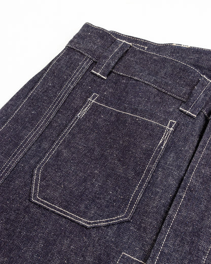 John Gluckow 1910s Netmaker's Trousers - Indigo (Rinsed) - Standard & Strange