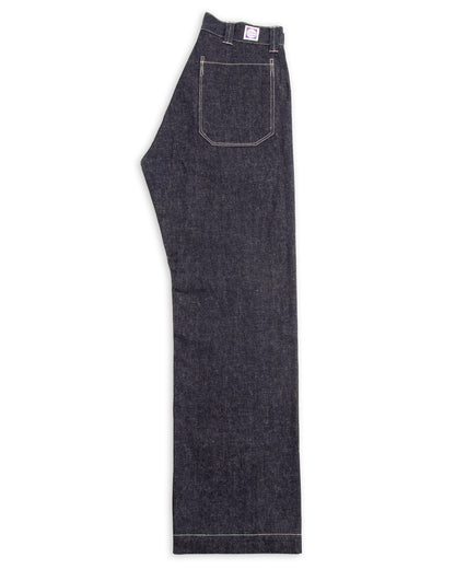 John Gluckow 1910s Netmaker's Trousers - Indigo (Rinsed) - Standard & Strange