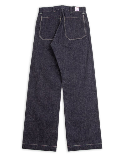 John Gluckow 1910s Netmaker's Trousers - Indigo (Rinsed) - Standard & Strange