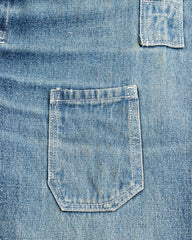 John Gluckow 1910s Netmaker's Trousers - Indigo (Used Wash) - Standard & Strange