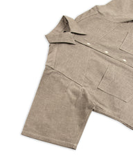 John Gluckow 1930s Dockworker's Shirt S/S - Brown - Standard & Strange