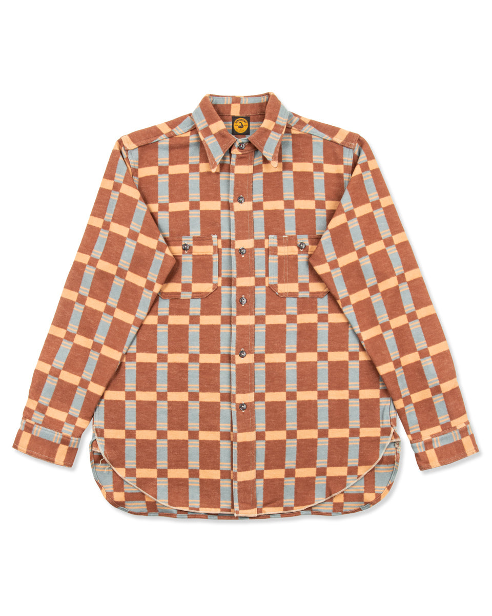 John Gluckow The Heater Shirt - Brown - Standard & Strange