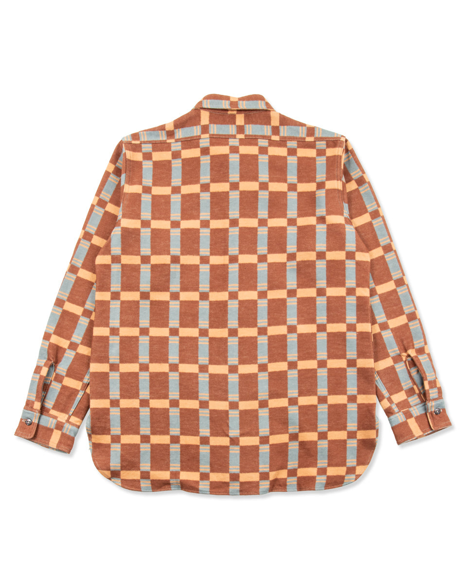 John Gluckow The Heater Shirt - Brown - Standard & Strange