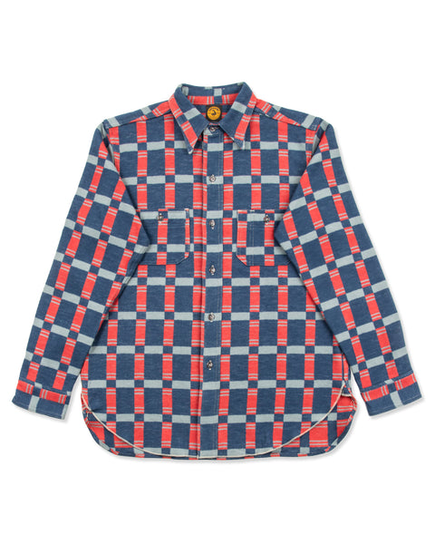 John Gluckow The Heater Shirt - Navy - Standard & Strange