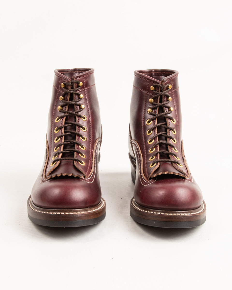 John Lofgren Donkey Puncher Boots - Burgundy CXL - Standard & Strange