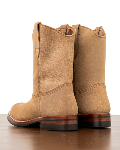 John Lofgren Duke Roper Boots - Natural CXL Roughout - Standard & Strange