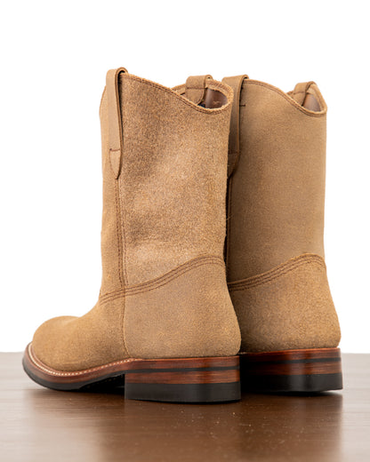 John Lofgren Duke Roper Boots - Natural CXL Roughout - Standard & Strange