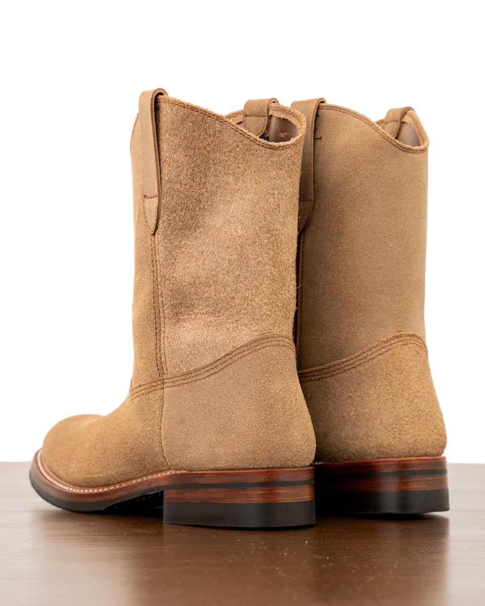 John Lofgren Duke Roper Boots - Natural CXL Roughout - Standard & Strange