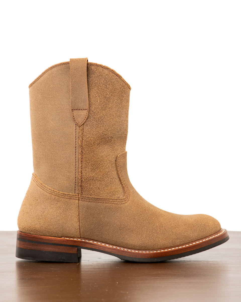 John Lofgren Duke Roper Boots - Natural CXL Roughout - Standard & Strange