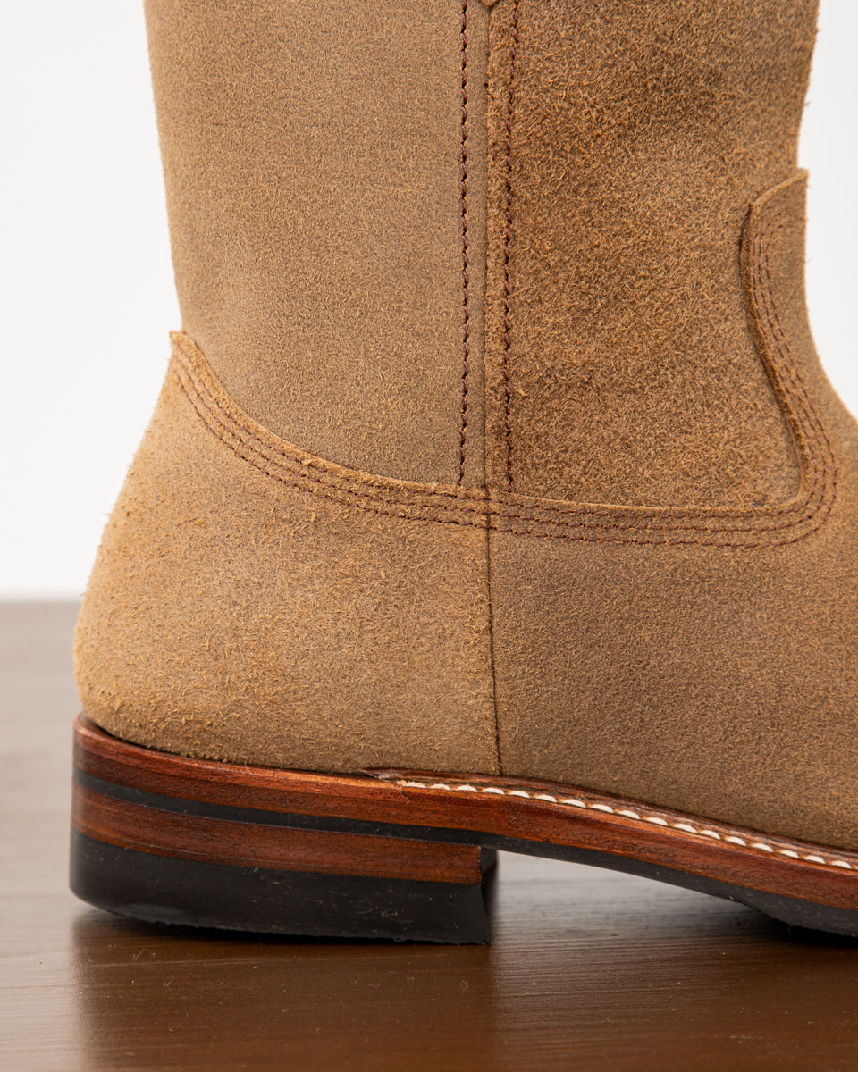 John Lofgren Duke Roper Boots - Natural CXL Roughout - Standard & Strange