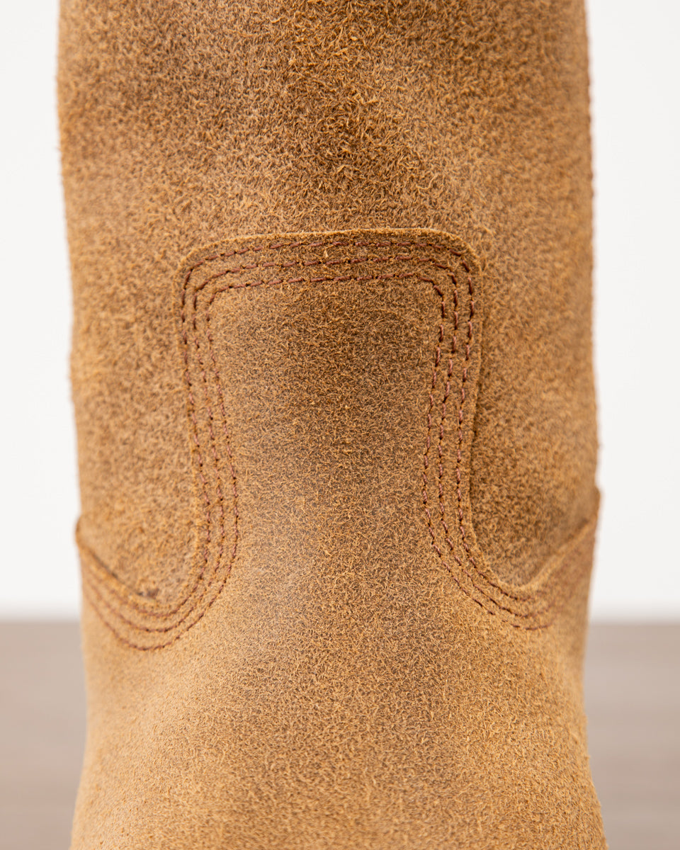 Flat Roper Boot John Lofgren Duke Roper Boots - Natural CXL Roughout – Standard & Strange