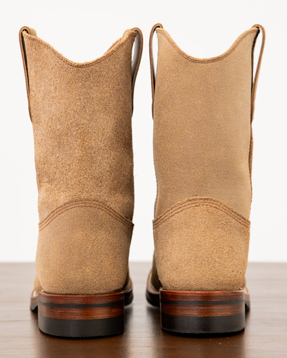 John Lofgren Duke Roper Boots - Natural CXL Roughout - Standard & Strange