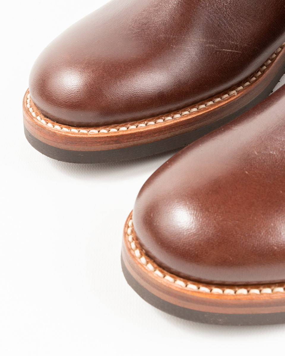 John Lofgren Wabash Engineer Boots - Dark Brown Shinki Horsebutt - Standard & Strange