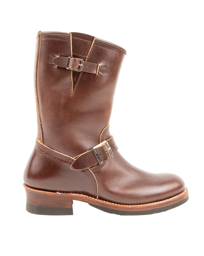 John Lofgren Wabash Engineer Boots - Dark Brown Shinki Horsebutt - Standard & Strange