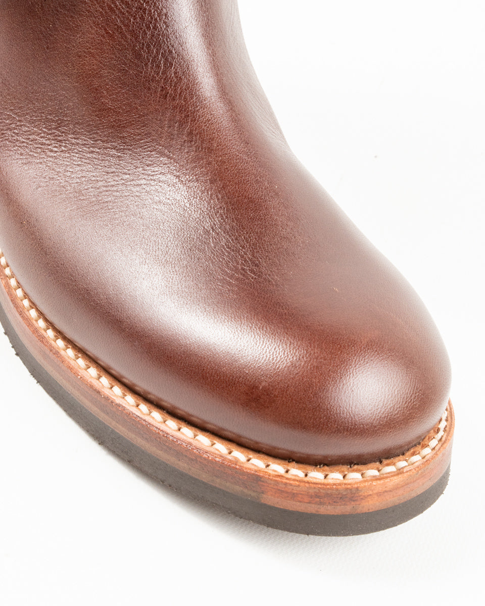 John Lofgren Wabash Engineer Boots - Dark Brown Shinki Horsebutt - Standard & Strange