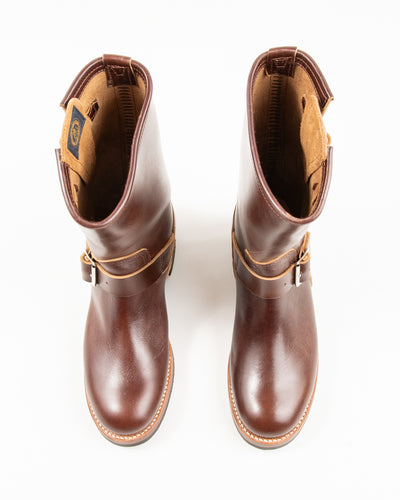 John Lofgren Wabash Engineer Boots - Dark Brown Shinki Horsebutt - Standard & Strange