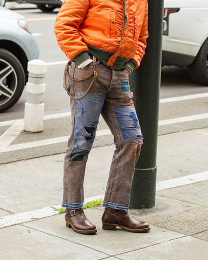 John Lofgren Wabash Engineer Boots - Dark Brown Shinki Horsebutt - Standard & Strange