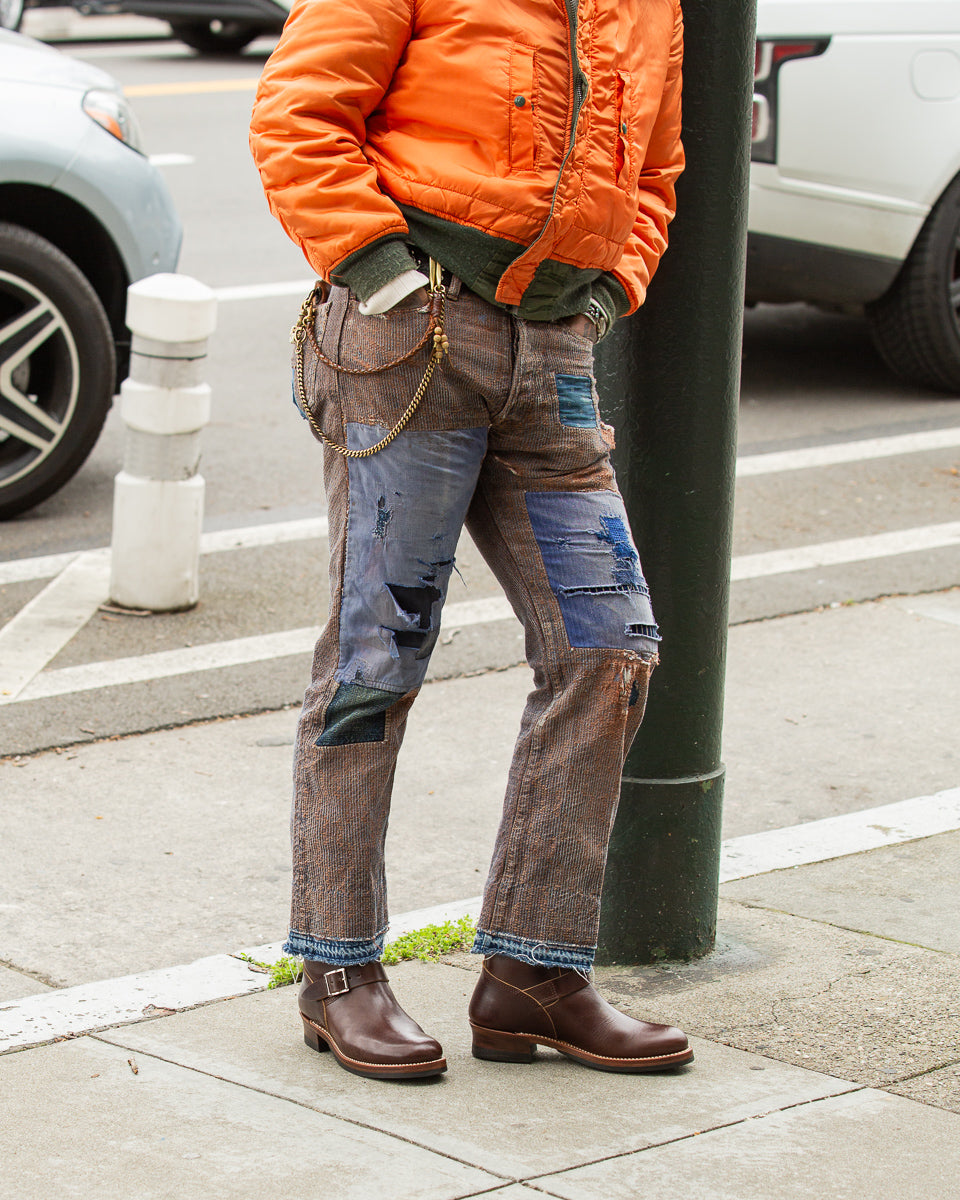 John Lofgren Wabash Engineer Boots - Dark Brown Shinki Horsebutt - Standard & Strange